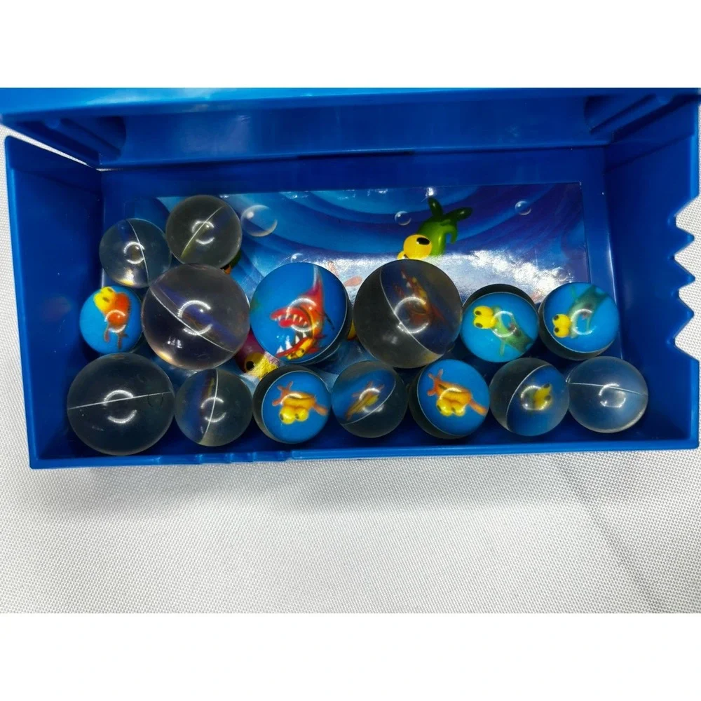 🐠Piranha panic game‎ Mattel 2008 Complete marble instructions fish
